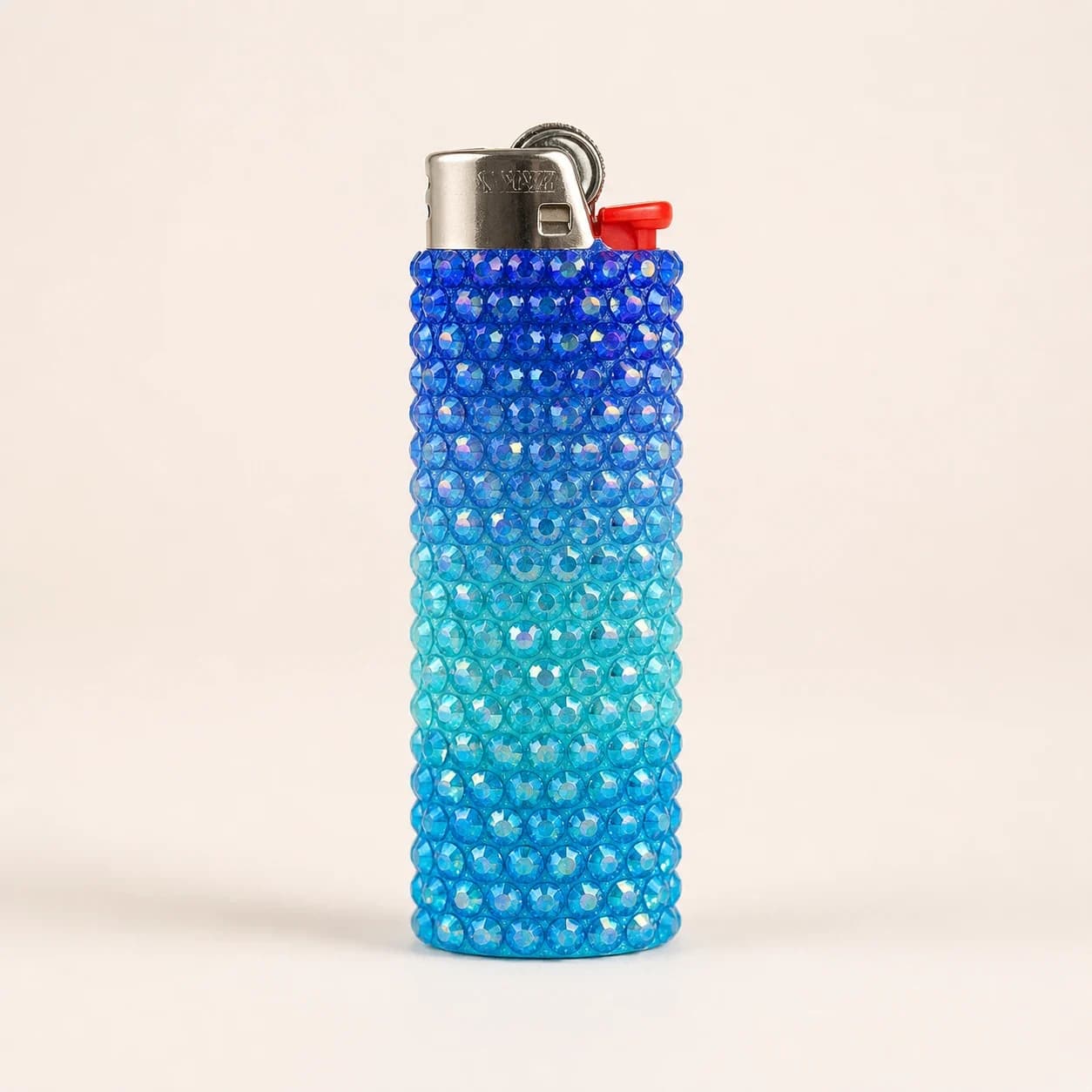 Blue Lagoon Ombre Rhinestone Lighter