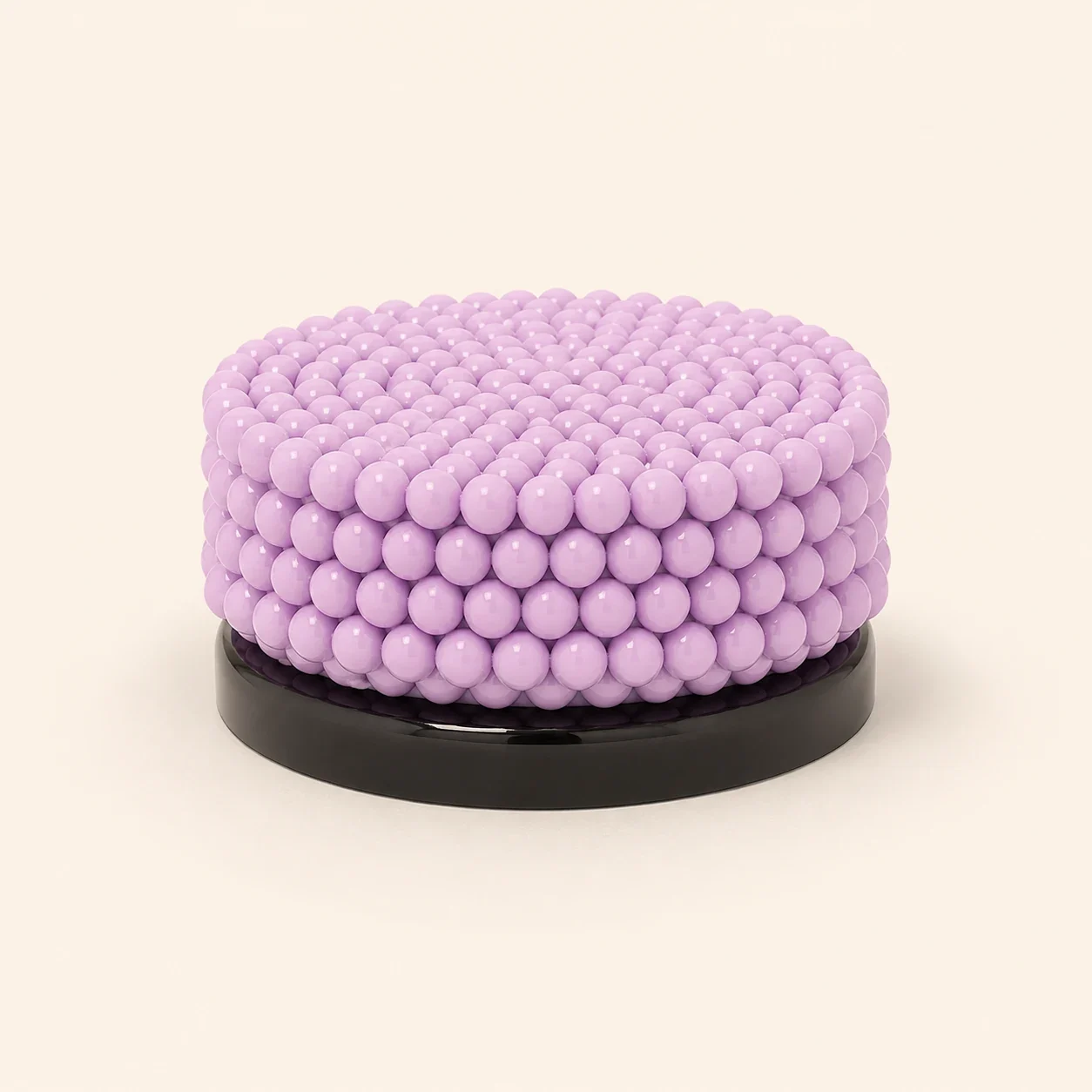 Lilac Candy Bead Mini Container