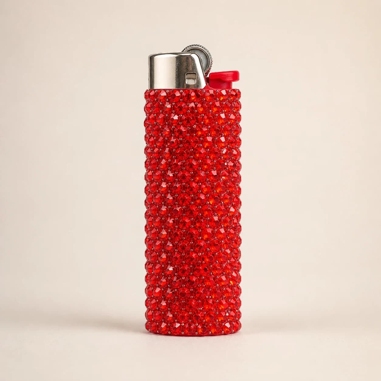 Ruby Red Rhinestone Lighter